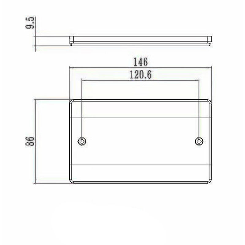 2 x 13A bakelit kapcsolható aljzat neonnal és USB-vel (2.1A) HK6213VN-UB